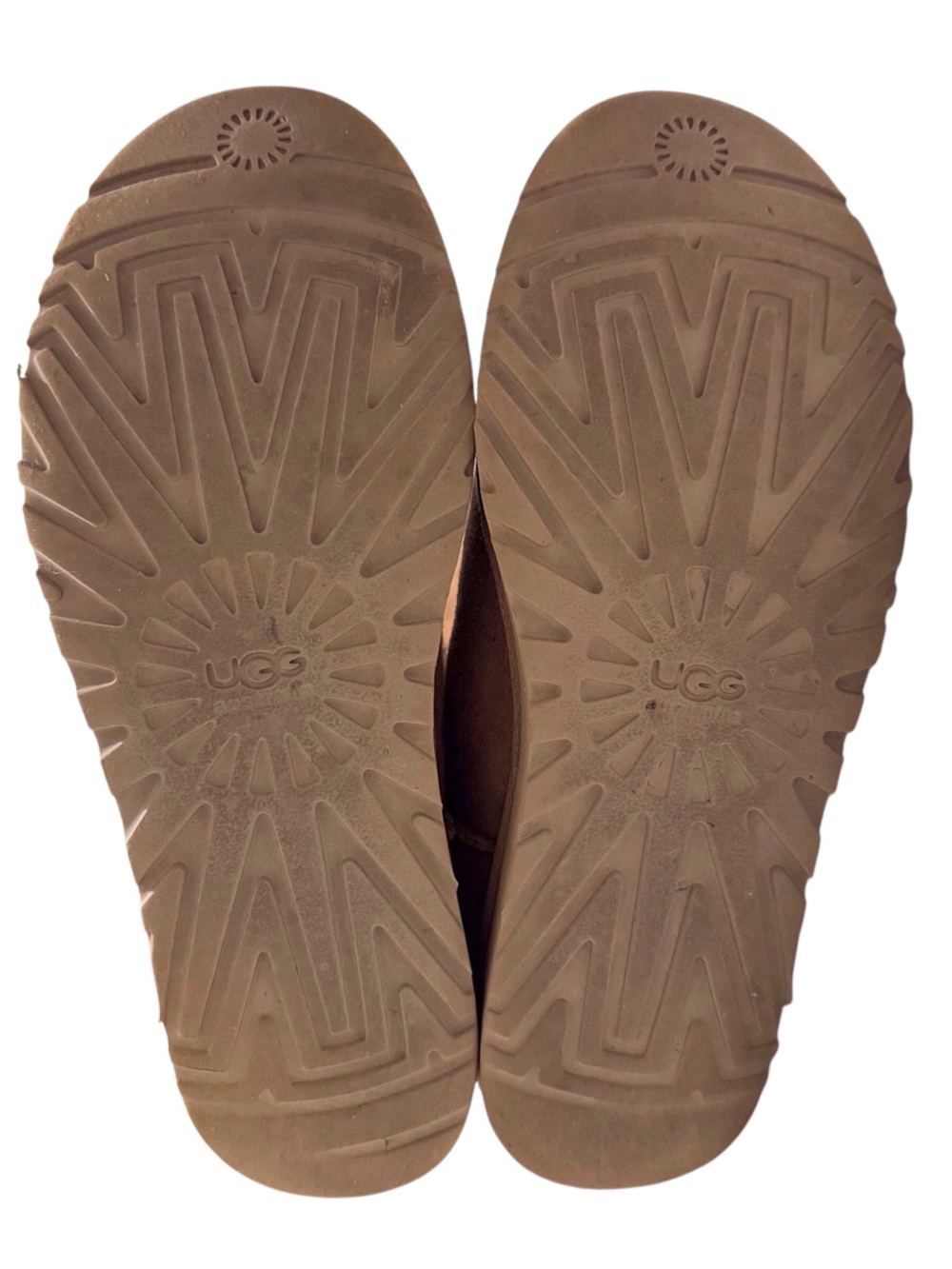 Ugg Boots Classic Tall Leather Suede Boot in Tan Size 10 - Picture 7 of 9